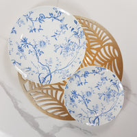 Light Chinoiserie Plate Set (12 pcs.)