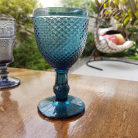 Navy blue Portugese goblet set (6 pcs.)