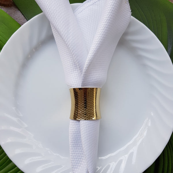 Cleo napkin ring gold set (6pcs.)