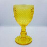 Yellow Portugese goblet set (6 pcs.)