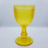 Yellow Portugese goblet set (6 pcs.)